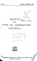 Boletín del Centro de Cooperación Científica