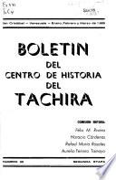 Boletin del Centro de Historia del Táchira