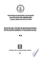 Boletín del Centro de Investigaciones de Filosofía Jurídica y Filosofía Social
