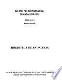 Boletín del depósito legal de Andalucía