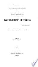 Boletín del Instituto de Investigaciones Históricas