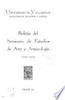 Boletín del Seminario de Estudios de Arte y Arqueología