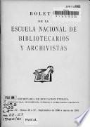 Boletin - Escuela Nacional de Bibliotecarios y Archivistas
