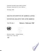Boletín estadístico de América Latina