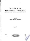 Boletín - Guatemala (City) Biblioteca nacional