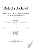 Boletín judicial; organo de la Suprema Corte de Justicia