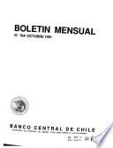 Boletín mensual - Banco Central de Chile