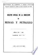 Boletin oficial de la Dirección de Minas e Industrias