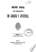 Boletín oficial del Ministerio de Gracia y Justicia
