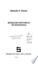 Bosquejo histórico de Honduras