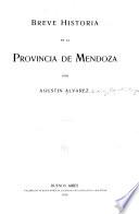 Breve historia de la provincia de Mendoza