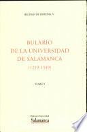Bulario de la Universidad de Salamanca, 1219-1549
