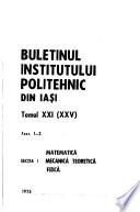 Buletinul Institutului Politehnic din Iași
