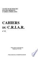 Cahiers du C.R.I.A.R.