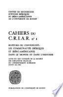 Cahiers du C.R.I.A.R.