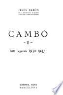 Cambó: pt.1.1918-1930
