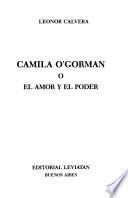 Camila O'Gorman, o, El amor y el poder