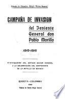 Campaña de invasión del teniente general don Pablo Morillo, 1815-1816