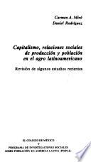 Capitalismo, relaciones sociales de producción y población en el agro latinoamericano