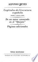Capitulos de literatura española. deun autor censurado en el Quijote: Antonio de Torquemado. Páginas adicionales