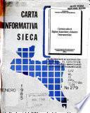 Carta informativa de la Secretaría Permanente de Integración Económica Centroamericana