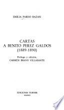 Cartas a Benito Pérez Galdós (1889-1890)