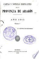 Cartas edificantes de la Provincia de Aragón