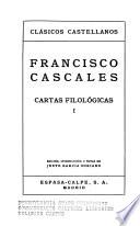 Cartas filologicas ...