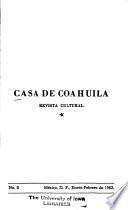 Casa de Coahuila revista cultural