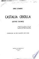 Castalia criolla
