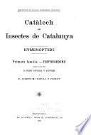 Catalech de insectes de Catalunya ...