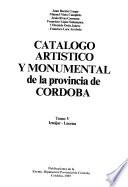 Catálogo artístico y monumental de la provincia de Córdoba