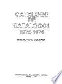 Catálogo de catálogos, 1975-1976