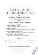 Catálogo de documentos del Archivo General de Indias, sección V, gobierno, Audiencia de Santo Domingo, sobre la época española de Luisiana