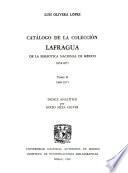 Catálogo de la Colección Lafragua de la Biblioteca Nacional de México, 1854-1875: 1869-1875