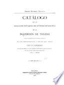 Catálogo de las causas contra la fe seguidas ante el tribunal de Santo oficio de la Inquisición de Toledo
