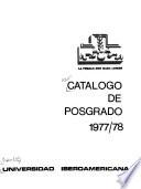 Catálogo de posgrado - Universidad Iberoamericana