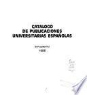 Catálogo de publicaciones universitarias españolas
