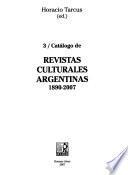 Catálogo de revistas culturales argentinas, 1890-2007