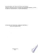 Catálogo de tesis de la región central: Ciencias biomédicas