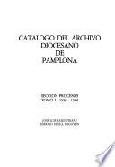 Catálogo del archivo diocesano de Pamplona: 1559-1589