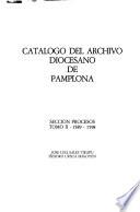 Catálogo del archivo diocesano de Pamplona: 1589-1598