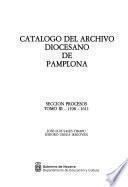 Catálogo del archivo diocesano de Pamplona: 1598-1611