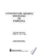 Catálogo del archivo diocesano de Pamplona: 1611- 1622
