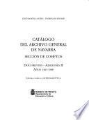 Catálogo del Archivo General de Navarra, Sección de Comptos
