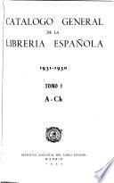 Catálogo general de la librería española