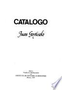 Catálogo Juan Goytisolo