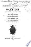 Catálogo metódico y razonado de los coleópteros observados en Cataluña