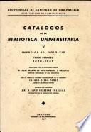 Catalogos de la Biblioteca Universitaria