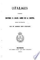 Catalogus librorum doctoris D. Joach